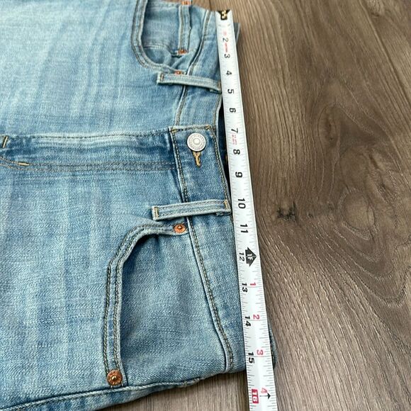 Levi’s High Rise Stretch Blue Jean Shorts Size‎ 31 - Picture 5 of 9